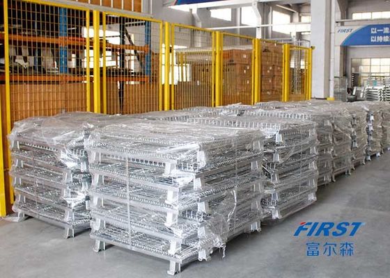 O transporte 5/1 de Stackability RAL galvanizou o fio Mesh Box Pallet