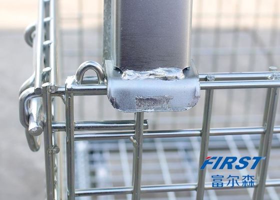 Fio de aço empilhável Mesh Box Pallet de Q235 50*50mm