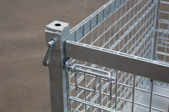 Recipiente de aço do fio de metal Q235 do móvel 6.4mm do transporte da oficina