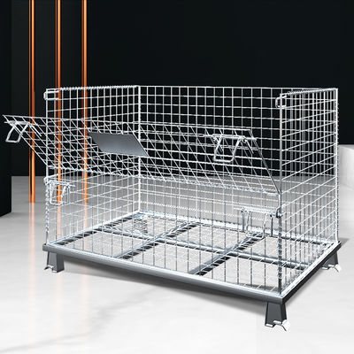 Fio de metal Mesh Container da altura 6.0mm do armazém 1200mm
