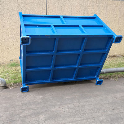 Gaiolas de aço da pálete da capacidade 1.0mm do transporte 150KGS da logística